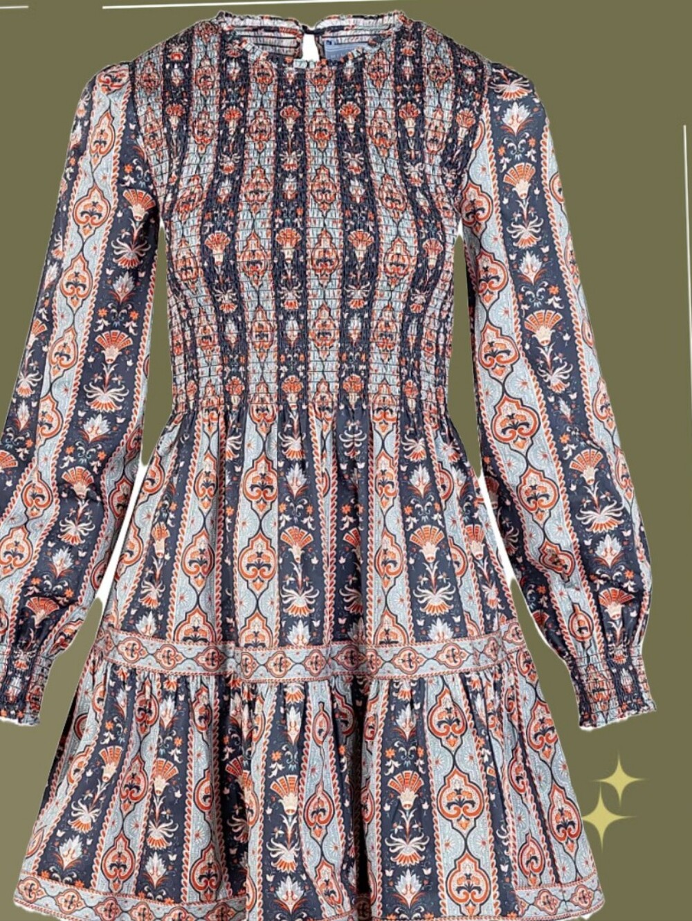 ✨ nwt  Hill House Home Viviana Nap Mini Dress In  Navy Multi Emma Stripe XXXXL